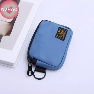 Ví Nam N2HAO Thường Ngày Vải Dây Kéo – Túi Đựng Tiền Xu, Thẻ, Chìa Khóa Nhỏ 7