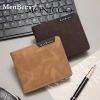 Ví nam thời trang ngắn nhiều thẻ đồng xu, túi đựng tiền, bản lề - Giá ưu đãi 206.280 VND