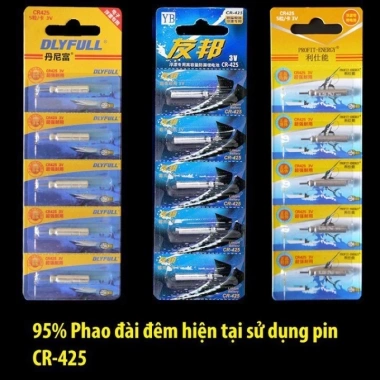 Vỉ pin câu đài 5 viên - Giá chỉ 25.000 dong, giảm từ 32.000, chất lượng cao, bền bỉ