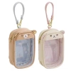 Ví tiền xu Rilakkuma Korilakkuma Gấu Itabag trong suốt, túi sắp xếp và móc khóa Giá 194.400₫