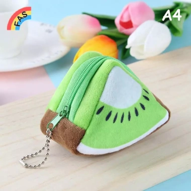 Ví Trái Cây Dễ Thương Sang Trọng - Ví Tiền Xu Nữ Hoạt Hình Đổi Túi Đa Năng, Quà Tặng Bé Gái 7
