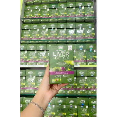 Viên Bổ Gan Liver Detox DDK – Hỗ Trợ Giải Độc Gan, Bảo Vệ Gan, Giảm Tình Trạng Bốc Hoả, Cáu Gắt – Hộp 60 Viên