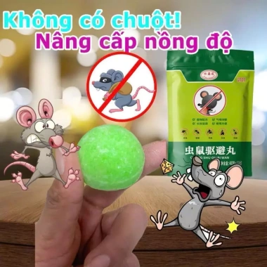Viên Đuổi Chuột Băng Phiến Siêu Mạnh – Thảo Dược An Toàn, Long Não, Giá 30.500đ (Giá Gốc 38.430đ)