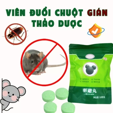 Viên Đuổi Chuột Băng Phiến Siêu Mạnh – Thảo Dược An Toàn, Long Não, Giá 30.500đ (Giá Gốc 38.430đ)