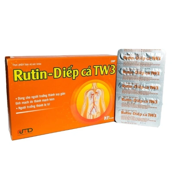 Rutin và diếp cá trong viên uống TW3: Cấu thành, nguồn gốc và cách hoạt động