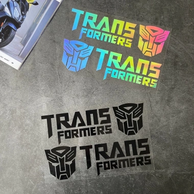 Vinyl Decal Transformers Autobot Decepticon Phản Quang Chống Thấm Nước - Dán Xe Máy & Laptop DIY Trang Trí