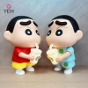 Vinyl Trà Sữa Phát Sáng 25cm - Cốc Trang Trí Shin-Chan Anime, Ưu Đãi 163.200₫