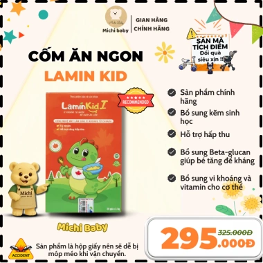 Vitamin Cốm Ăn Ngon Laminkid I MC848 – Tiêu Hóa Tốt, Trẻ Ăn Ngon, Tăng Sức Đề Kháng Từ 6 Tháng – Giá 345.000đ