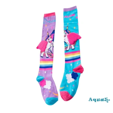 Vớ Aqua Little Girls hoạt hình Pony - Tất cao mềm tới đầu gối, thiết kế vui nhộn, giảm còn 125.604 VND