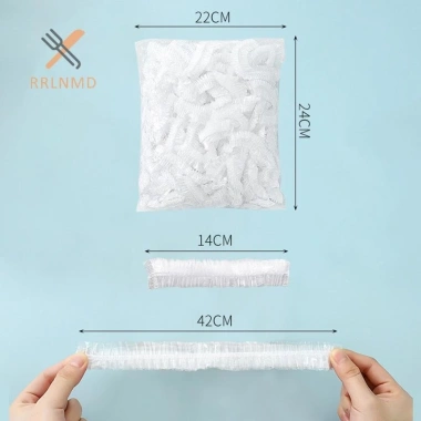 Vỏ bảo quản thực phẩm 100 tấm bọc nhựa tái sử dụng, giữ thực phẩm tươi, phim dán mới