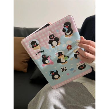 Vỏ bảo vệ iPad F X – Hình chim cánh cụt, tương thích iPad7/8/9, Mini 6, Pro 11, Air4/5 – Giá ưu đãi 230.719₫