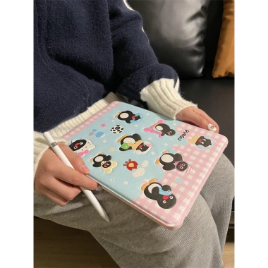 Vỏ bảo vệ iPad F X – Hình chim cánh cụt, tương thích iPad7/8/9, Mini 6, Pro 11, Air4/5 – Giá ưu đãi 230.719₫