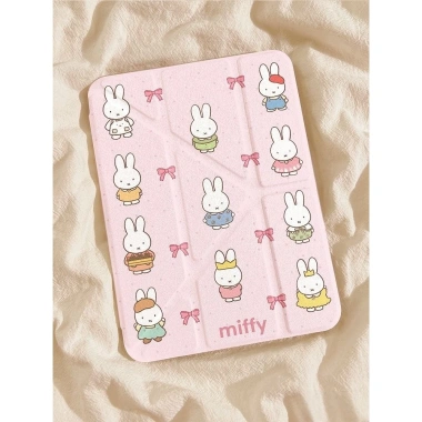 Vỏ bảo vệ iPad Miffy Rabbit hoạt hình - Dành cho iPad 11/10/9, Pro, Air 7/6/5 - Siêu dễ thương, giá giảm 392.273 VND