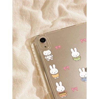 Vỏ bảo vệ iPad Miffy Rabbit hoạt hình - Dành cho iPad 11/10/9, Pro, Air 7/6/5 - Siêu dễ thương, giá giảm 392.273 VND