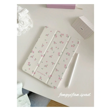 Vỏ bảo vệ iPad Pro 2.022 11 inch gấp ba lần, mặt gương hoa nhỏ, rãnh bút Air 4/5 - Giá chỉ 255.593 VND