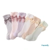 Vớ Cotton Dài Phối Nơ Thoáng Khí Cho Bé Gái 0-3 Tuổi - Giá Ưu Đãi 44.928đ 2