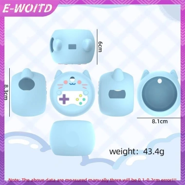 Vỏ da mềm chống rơi E-WOITD cho Punirunes: bảo vệ silicon có dây buộc, phụ kiện thú cưng điện tử ảo 4