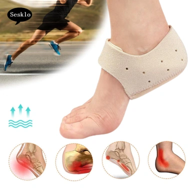Vỏ giảm đau gót chân băng buộc cho Plantar Fasciitis và viêm gân Achilles - 1 cặp 2 Vỏ giảm đau gót chân băng buộc cho Plantar Fasciitis và viêm gân Achilles - 1 cặp 2