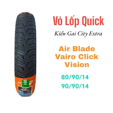 Vỏ Lốp AB Vairo Click AirBlade Mio Luvias Janus kiểu gai Extra 638 70‑100, mâm 14 – Giá 624.000₫