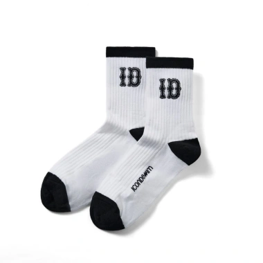 Vớ Nam Cổ Cao ICONDENIM Mid-Crew Đen Trắng - Giá Ưu Đãi 39.000, Độ Bền Cao, Thoải Mái 6