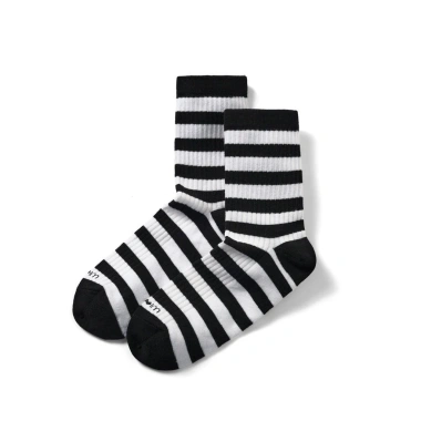 Vớ Nam Cổ Cao ICONDENIM Mid-Crew Đen Trắng - Giá Ưu Đãi 39.000, Độ Bền Cao, Thoải Mái 9
