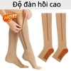 Vớ nén hở ngón khóa kéo - Giảm 50% cho nữ, truyền dịch, giảm giãn tĩnh mạch, 128.563đ 2