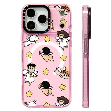 Vỏ sạc không dây Angel Crayon Shin-chan cho iPhone 12-17 Pro Max, 16E/17AIR, silicon mềm trong suốt, chống sốc - Giá 117.720₫ 4
