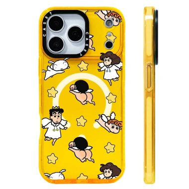 Vỏ sạc không dây Angel Crayon Shin-chan cho iPhone 12-17 Pro Max, 16E/17AIR, silicon mềm trong suốt, chống sốc - Giá 117.720₫ 6