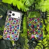 Vỏ sạc không dây Lisa Frank Rainbow Leopard cho iPhone 11‑17 Pro Max, chống sốc 3