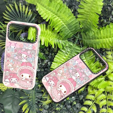 Vỏ sạc không dây My Melody hồng - Acrylic trong suốt, chống sốc, tương thích iPhone 11-13, 15-17 Pro Max & 15 Plus 2
