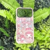 Vỏ sạc không dây My Melody hồng - Acrylic trong suốt, chống sốc, tương thích iPhone 11-13, 15-17 Pro Max & 15 Plus 6