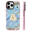 Vỏ sạc từ tính không dây Wavesurfing Dog Oil Painting silicone mềm trong suốt chống sốc tương thích iPhone 12 13 14 15 16 17 Pro Max 17AIR 6