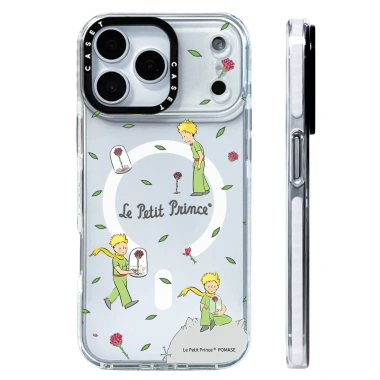 Vỏ sạc từ tính The Little Prince - Ốp lưng iPhone 12-17 Pro Max trong suốt, chống sốc