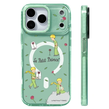 Vỏ sạc từ tính The Little Prince - Ốp lưng iPhone 12-17 Pro Max trong suốt, chống sốc