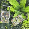 Vỏ sạc từ tính ZO & FRIENDS Acrylic trong suốt, tương thích iPhone 11‑17 Pro Max, 15 Plus, chống sốc, sticker dễ thương 2
