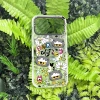 Vỏ sạc từ tính ZO & FRIENDS Acrylic trong suốt, tương thích iPhone 11‑17 Pro Max, 15 Plus, chống sốc, sticker dễ thương 5