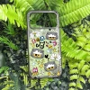 Vỏ sạc từ tính ZO & FRIENDS Acrylic trong suốt, tương thích iPhone 11‑17 Pro Max, 15 Plus, chống sốc, sticker dễ thương 6