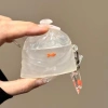 Vỏ tai nghe FLAZEA cá vàng – Chống rơi, bụi, trầy xước, kèm dây chuyền, tương thích AirPods 1‑4 & Pro2 2