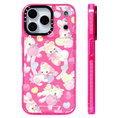 Vỏ thú cưng hình trái tim có màn hình, sạc không dây từ tính, silicon mềm, tương thích iPhone 12-17 Pro Max, chống sốc 6