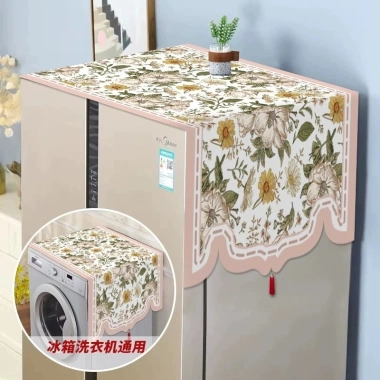 Vỏ tủ lạnh hai cửa một cửa kiểu Mỹ mới chống bụi, vải che máy giặt, vải đỏ lễ hội 6.18 KKGP - Giá ưu đãi 123.539₫
