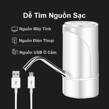 Vòi bơm nước tự động tiện dụng máy rót nước đóng chai thông minh cổng USB