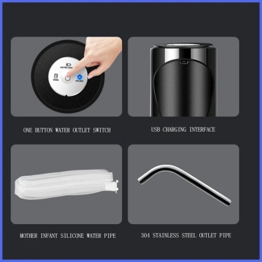 Vòi bơm nước tự động tiện dụng máy rót nước đóng chai thông minh cổng USB 4 Vòi bơm nước tự động tiện dụng máy rót nước đóng chai thông minh cổng USB 4