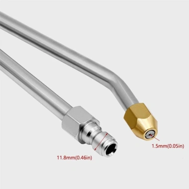 Vòi phun áp suất cao DARON 1/4 đa góc 360°, đầu nối thép không gỉ, xoay sạch khung gầm ô tô 5