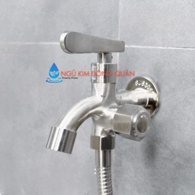 Vòi sen tắm inox SUS304 thân đúc không gỉ, tay sen tăng áp 304, bộ sen - tay sen 5