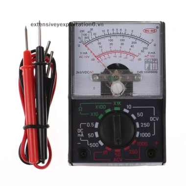 Vôn kế DC/AC 1.000V, Ampe kế 250mA 1K - Công cụ vạn năng, chuẩn đo lường chính xác 5