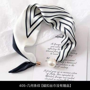 Vòng cổ khóa từ tính & khăn quàng cổ thời trang cho áo sơ mi mùa xuân hè - 73,445 VND 7