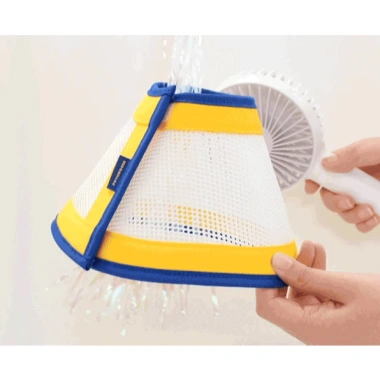 Vòng cổ lưới thoải mái PETHROOM cho chó, màu điện tử mềm thoáng khí, phục hồi & chăm sóc ngày S/M