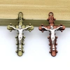 Vòng cổ móc khóa Virgin Mary, mặt dây chuyền Chúa Giêsu thép, bùa hộ mệnh ô tô