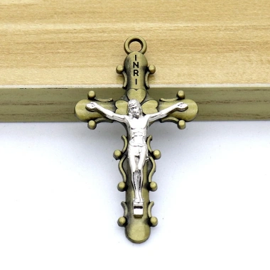 Vòng cổ móc khóa Virgin Mary, mặt dây chuyền Chúa Giêsu thép, bùa hộ mệnh ô tô