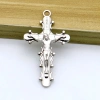 Vòng cổ móc khóa Virgin Mary, mặt dây chuyền Chúa Giêsu thép, bùa hộ mệnh ô tô 5